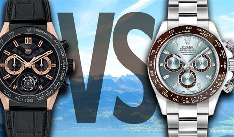 rolex tag heuer|TAG Heuer vs omega Rolex.